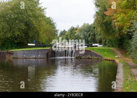 Schleusen am Sheffield und Tinsley Kanal Stockfoto