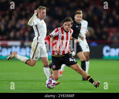 Sheffield, Großbritannien. Oktober 2024. Sydie Peck von Sheffield United während des Sky Bet Championship Matches in der Bramall Lane, Sheffield. Der Bildnachweis sollte lauten: Simon Bellis/Sportimage Credit: Sportimage Ltd/Alamy Live News Stockfoto