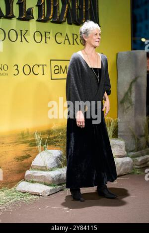 Madrid, Spanien. Oktober 2024. Melissa McBride besucht am 2. Oktober 2024 die Premiere von The Walking Dead: Daryl Dixon im Callao Cinema in Madrid. Quelle: Album/Alamy Live News Stockfoto