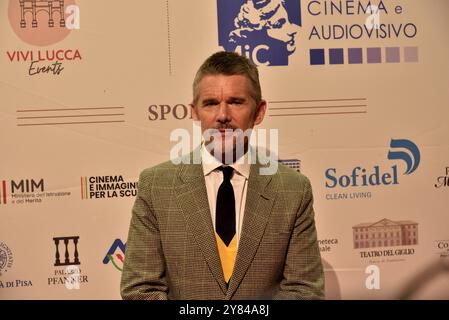 Ethan Hawke beim Lucca Film Festival - Premiere Film: Wildcat Photo von Andrea Paoletti Stockfoto