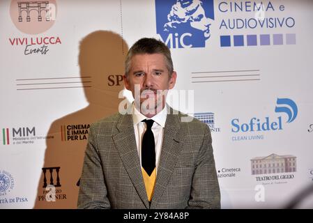 Ethan Hawke beim Lucca Film Festival - Premiere Film: Wildcat Photo von Andrea Paoletti Stockfoto