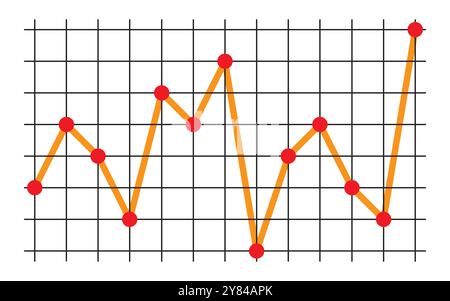 Gewinnsymbolvektorillustration in solider Form über Marketing und Wachstum oder Aktieninvestitionen, für mobile Apps oder Präsentationen auf Websites, eps Stock Vektor