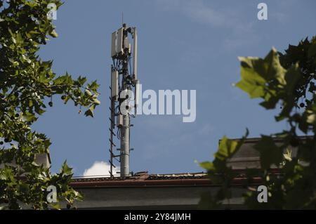 Mobiltelefonantenne, Wien, Österreich, Europa Stockfoto