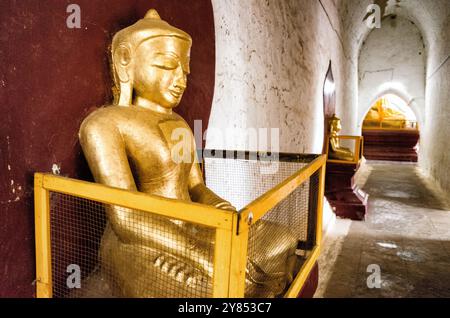 BAGAN, Myanmar (Burma) – der im 12. Jahrhundert erbaute Thatbyinnyu-Tempel ist einer der prominentesten Tempel in der archäologischen Zone von Bagan. Es steht Stockfoto