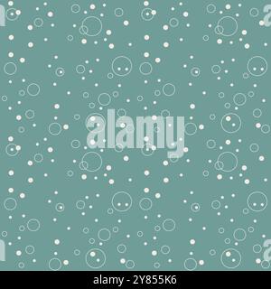 Dieses Bild ist ein nahtloses Vektor-Flatart-Muster. Stock Vektor