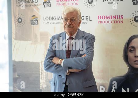 Rom, Italien. Oktober 2024. Giancarlo Giannini nimmt am 2. Oktober 2024 am Fotogespräch für „Francesca Cabrini“ im Cinema Adriano in Rom Teil. (Foto: Luca Carlino/NurPhoto) Credit: NurPhoto SRL/Alamy Live News Stockfoto