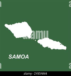 Karte von samoa Region Vektor Illustration Symbol Design Stock Vektor