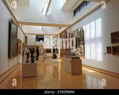 Ausstellungsraum des Musée Roger Quilliot in Clermont-Ferrand, Puy-de-Dôme, Auvergne-Rhone-Alpes, Frankreich Stockfoto