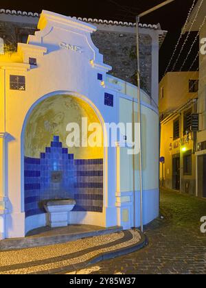 Ein Trinkbrunnen in Funchal, Madeira. Stockfoto