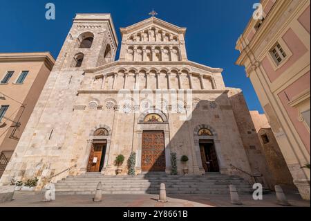 Die Kathedrale Santa Maria Assunta und Santa Cecilia in Cagliari, Italien Stockfoto