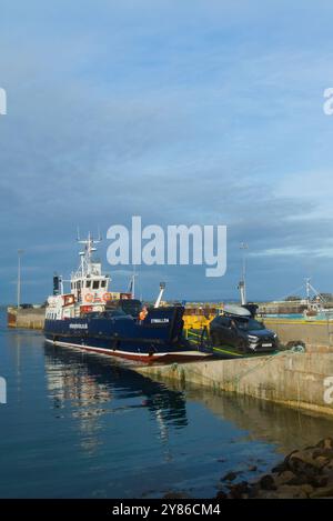 Fähre Eynhallow in Tingwall, Orkney Islands Stockfoto