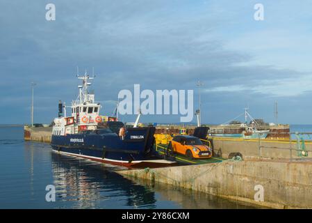 Fähre Eynhallow in Tingwall, Orkney Islands Stockfoto