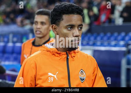 Deutschland. Oktober 2024. Fussball Champions League 2. Spieltag Schachtar Donezk - Atalanta Bergamo am 02.10.2024 in der Arena AufSchalke in Gelsenkirchen Newertton ( Donezk ) Foto: Revierfoto Credit: ddp Media GmbH/Alamy Live News Stockfoto