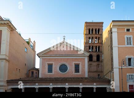 Rom, Italien, Basilika Minore di San Lorenzo in Lucina, ( San Lorenzo in Lucina), nur Editorial. Stockfoto