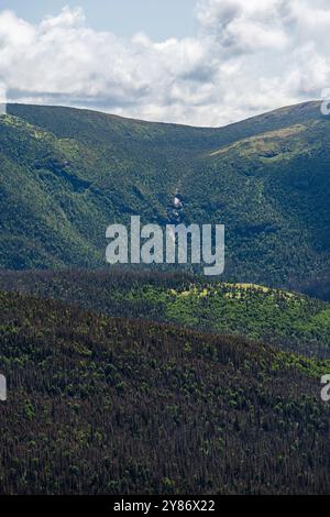 Berglandschaft auf der Halbinsel Gaspé Stockfoto