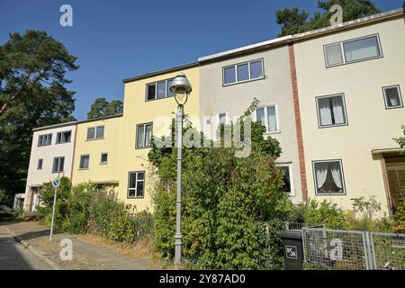 Wohnhaus in der Waldsiedlung Zehlendorf Onkel Toms Hütte, Architekt Bruno Taut, am Hegewinkel, Steglitz-Zehlendorf, Berlin, Deutschland Stockfoto
