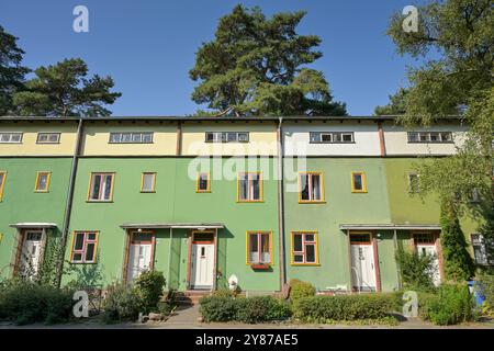 Wohnhaus in der Waldsiedlung Zehlendorf Onkel Toms Hütte, Architekt Bruno Taut, am Lappjagen, Steglitz-Zehlendorf, Berlin, Deutschland Stockfoto