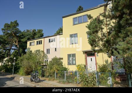 Wohnhaus in der Waldsiedlung Zehlendorf Onkel Toms Hütte, Architekt Bruno Taut, am Hegewinkel, Steglitz-Zehlendorf, Berlin, Deutschland Stockfoto