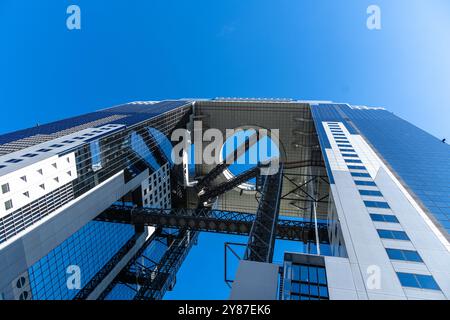 Osaka, Japan - 17. August 2024: Umeda Sky Building in Osaka. Stockfoto