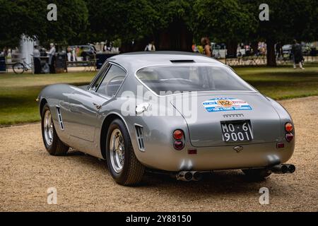 1961 Ferrari 250 GT SWB Comp SEFAC „Hot Rod“. Concours of Elegance 2024, Hampton Court Palace, London, Großbritannien Stockfoto