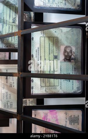 Johannesburg, Südafrika - 8. September 2022: Das Apartheid Museum, ein Museum, das die Apartheid und die Geschichte Südafrikas veranschaulicht, wurde in Nove eröffnet Stockfoto