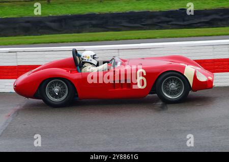 Josef Rettenmaier, Maserati 300S, Freddie March Memorial Trophy, ein sechzig-minütiges Rennen in die frühe Dämmerung, zwei Fahrer-Event für Sportwagen erinnern Stockfoto