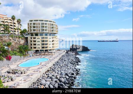 Hotels in funchal Promenade Stockfoto