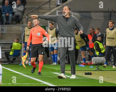 Pellegrino Matarazzo (TSG 1899 Hoffenheim, Cheftrainer), GER, TSG 1899 Hoffenheim vs. Dynamo Kiew, Fussball, UEFA Europa League, Spieltag 2, Saison 2024 / 2025, 03.10.2024 Foto: EIBNER/Florian Schust Stockfoto