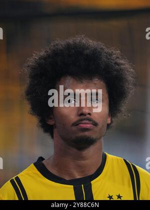 Dortmund, Deutschland. 1. Oktober 2024. Karim Adeemi während der Champions League - MD2 Spiel zwischen Borussia Dortmund - gegen Celtic im Signal Luna Park, Dortmund. Quelle: Ulrik Pedersen/Alamy Stockfoto