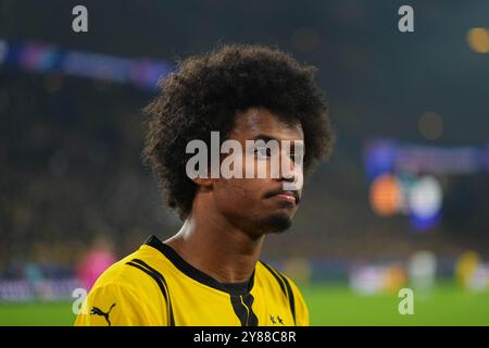 Dortmund, Deutschland. 1. Oktober 2024. Karim Adeemi während der Champions League - MD2 Spiel zwischen Borussia Dortmund - gegen Celtic im Signal Luna Park, Dortmund. Quelle: Ulrik Pedersen/Alamy Stockfoto