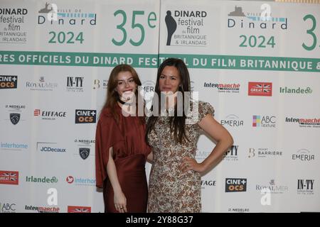 3. Oktober 2024, Dinard, Bretagne, Frankreich: Eröffnungszeremonie des britischen und irischen Filmfestivals Dinard 2024 in Dinard, Frankreich (Bild: © Mickael Chavet/ZUMA Press Wire) NUR ZUR REDAKTIONELLEN VERWENDUNG! Nicht für kommerzielle ZWECKE! Stockfoto