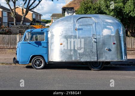 1971 Custom VW Transporter Wohnmobil Stockfoto