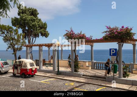 Socorro Aussichtspunkt in der Altstadt von Funchal im historischen Zentrum von Santa Maria, Madeira. Stockfoto