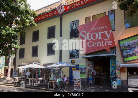 Museum madeira Geschichtenzentrum im alten Teil der Stadt Funchal auf Madeira. Stockfoto