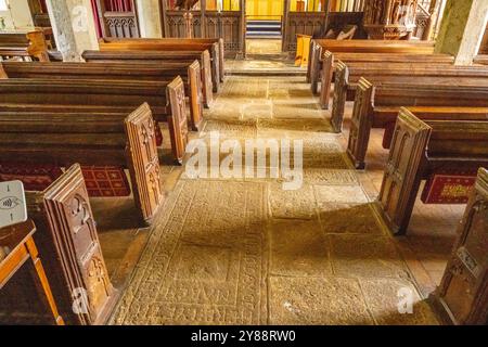 Das Stockwerk der St. John the Baptist Church North Bovey Devon Stockfoto