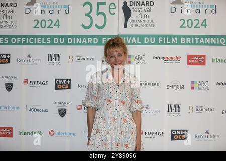 3. Oktober 2024, Dinard, Bretagne, Frankreich: Eröffnungszeremonie des britischen und irischen Filmfestivals Dinard 2024 in Dinard, Frankreich (Bild: © Mickael Chavet/ZUMA Press Wire) NUR ZUR REDAKTIONELLEN VERWENDUNG! Nicht für kommerzielle ZWECKE! Stockfoto