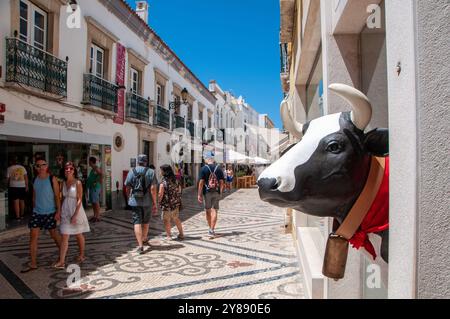 Blick auf Faro in Portugal / Scorcio di Faro - Portogallo Stockfoto