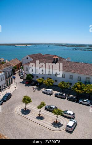 Blick auf Faro in Portugal / Scorcio di Faro - Portogallo Stockfoto