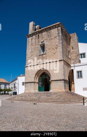 Blick auf Faro in Portugal / Scorcio di Faro - Portogallo Stockfoto