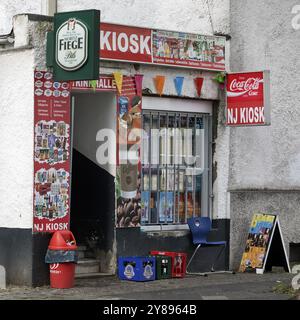 Kiosk in Bochum-Hamme, Trinkhalle, Bochum, Ruhrgebiet, Nordrhein-Westfalen, Deutschland, Europa Stockfoto