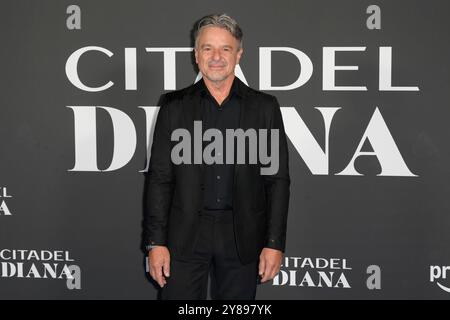 Rom, Italien. Oktober 2024. Arnaldo Catinari besucht den blu-Teppich der Prime Video-tv-Serie „Citadel Diana“ im Space Cinema Moderno. Quelle: SOPA Images Limited/Alamy Live News Stockfoto