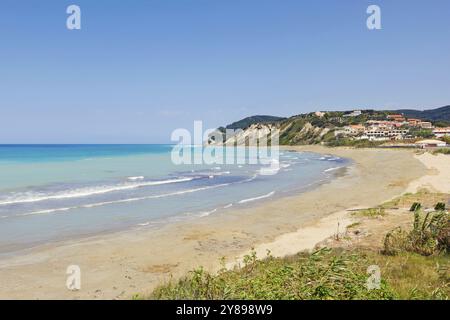 Agios Stefanos Strand auf Korfu Insel, Griechenland, Europa Stockfoto