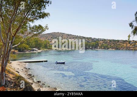 Aeginitissa auf der Insel Ägina, Griechenland, Europa Stockfoto