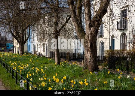 Viktorianische Häuser am London Place, Oxford Stockfoto