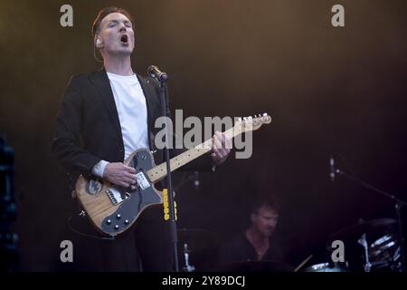 The Feeling tritt am 23. August 2024 auf der Laverstoke Park Farm 2024 in Whitchurch, Hampshire auf. Foto von Michael palmer mit: The Feeling Where: Southsea, United Kingdom Wann: 01 Sep 2024 Credit: WENN Stockfoto