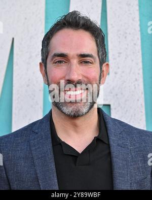 Hollywood, USA. Oktober 2024. Adam Fishbach kommt am 3. Oktober 2024 in Hollywood, KALIFORNIEN, zu La Maquina Los Angeles Premiere im Hollywood Athletic Club, © Lisa OConnor/AFF-USA.com Credit: AFF/Alamy Live News Stockfoto