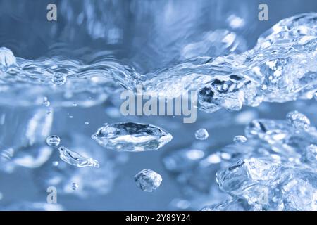 Foto von kochendem Wasser Stockfoto