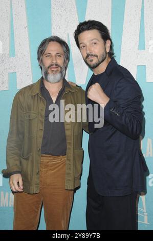 CA. 03. Oktober 2024. Gael Garcia Bernal, Diego Luna bei Ankunft für LA MAQUINA Premiere, Hollywood Athletic Club, Los Angeles, CA, 03. Oktober, 2024. Quelle: Elizabeth Goodenough/Everett Collection/Alamy Live News Stockfoto