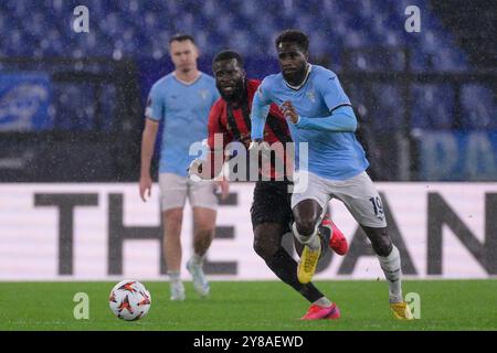 Roma, Italien. Oktober 2024. Lazios Boulaye Dia während des Fußballspiels der UEFA Europa League zwischen SS Lazio und Nizza im Olympiastadion Roms, Italien - Donnerstag, 03. Oktober 2024. Sport - Fußball (Foto: Fabrizio Corradetti/LaPresse) Credit: LaPresse/Alamy Live News Stockfoto