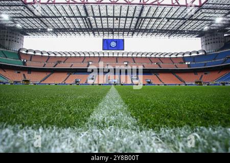 San Siro Stadion vor dem Fußball-Spiel der Serie A zwischen Inter und Turin im San Siro Stadion in Norditalien - Sonntag, 28. April, 2024. Sport - Fußball . (Foto: Spada/LaPresse) Stockfoto